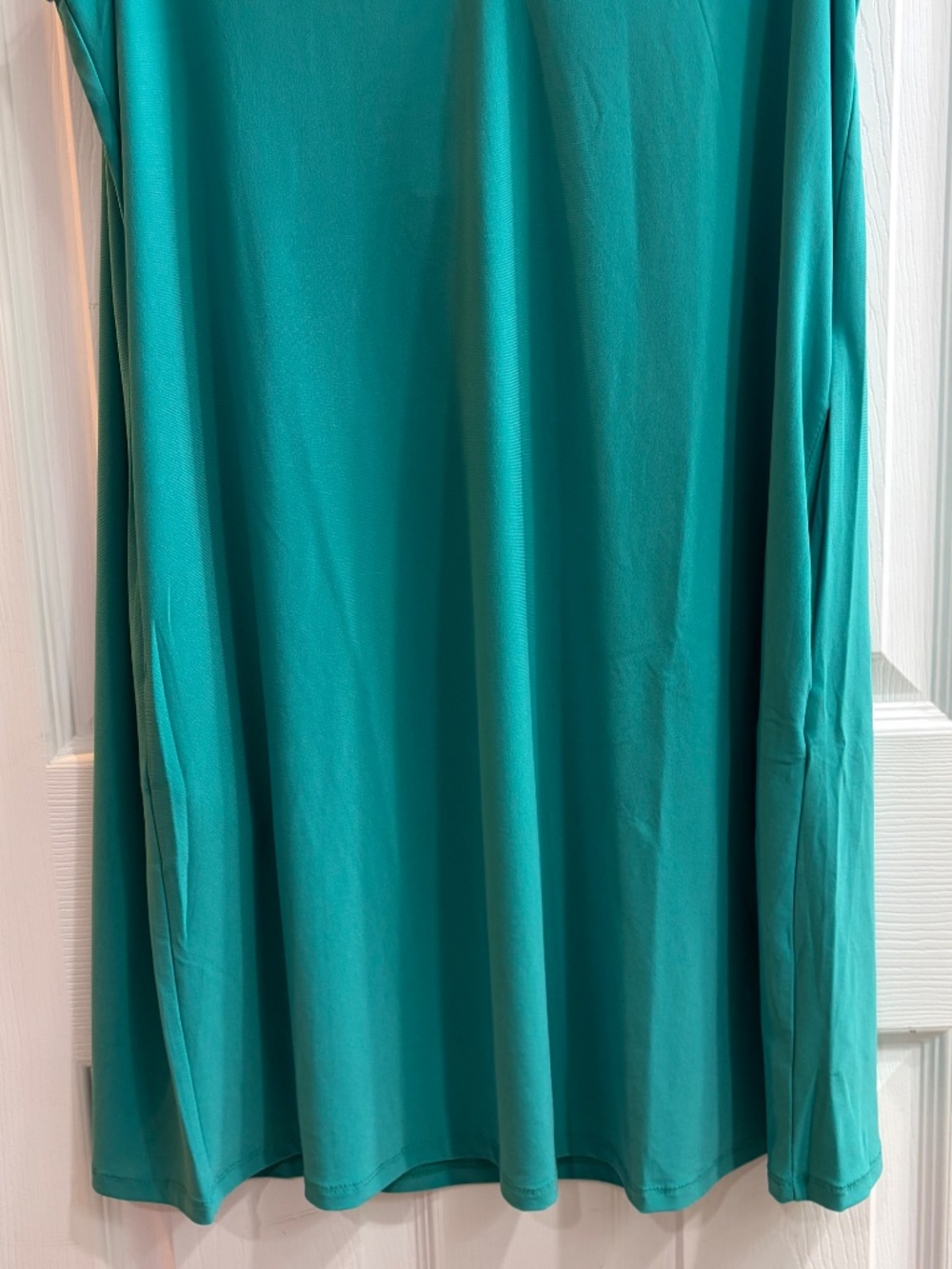 New Dear Scarlett Pullover Dress Sleeveless Tank Style Tunic Teal Green - Picture 4 of 6